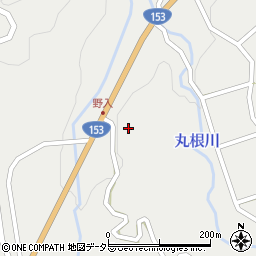 愛知県豊田市野入町周辺の地図
