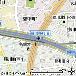 勝川町４周辺の地図