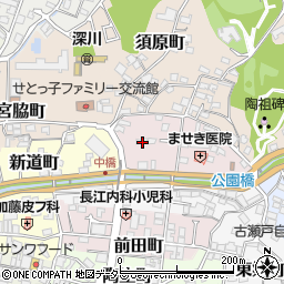 愛知県瀬戸市刎田町42周辺の地図