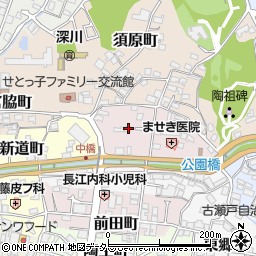愛知県瀬戸市刎田町50周辺の地図