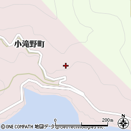 愛知県豊田市小滝野町大久保周辺の地図