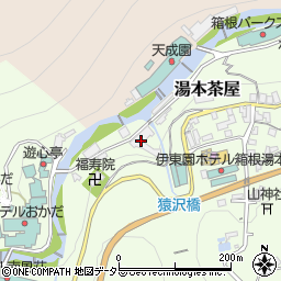 箱根湯本ホテル別館周辺の地図