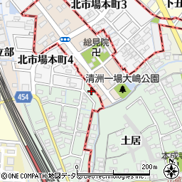 愛知県稲沢市北市場町玄野65周辺の地図