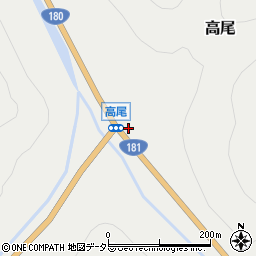 鳥取県日野郡日野町高尾229周辺の地図