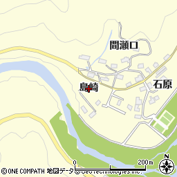 愛知県豊田市島崎町島崎周辺の地図