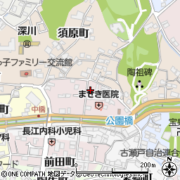 愛知県瀬戸市刎田町51周辺の地図