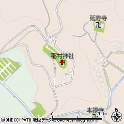 稲村神社周辺の地図