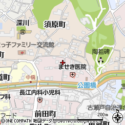 愛知県瀬戸市刎田町50-3周辺の地図