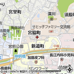 愛知県瀬戸市宮脇町14周辺の地図