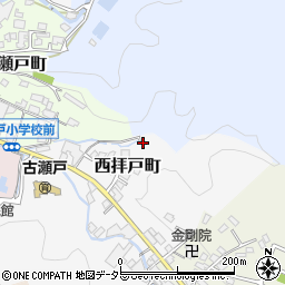 愛知県瀬戸市西拝戸町36周辺の地図