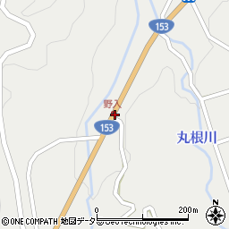 愛知県豊田市野入町ナギ下周辺の地図