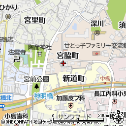 愛知県瀬戸市宮脇町7周辺の地図