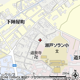 愛知県瀬戸市安戸町38周辺の地図