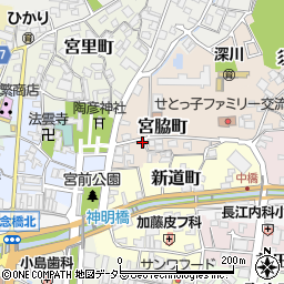 愛知県瀬戸市宮脇町6周辺の地図