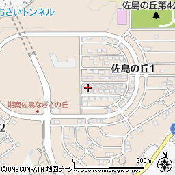 神奈川県横須賀市佐島の丘周辺の地図