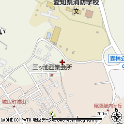 愛知県尾張旭市平子町東199周辺の地図