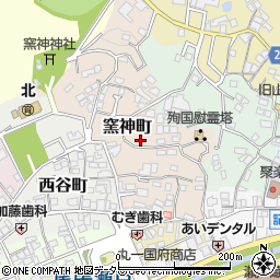 愛知県瀬戸市窯神町72-12周辺の地図
