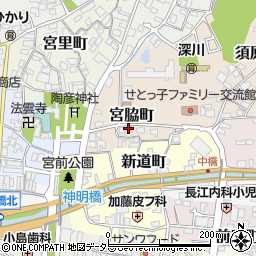 愛知県瀬戸市宮脇町10周辺の地図