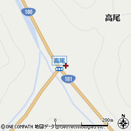 鳥取県日野郡日野町高尾66周辺の地図