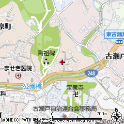愛知県瀬戸市藤四郎町周辺の地図