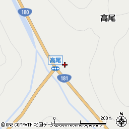 鳥取県日野郡日野町高尾65周辺の地図