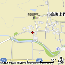 兵庫県丹波市市島町上竹田976-3周辺の地図