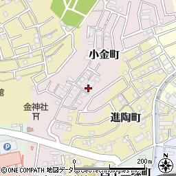 愛知県瀬戸市小金町86周辺の地図