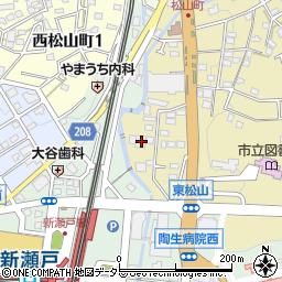 愛知県瀬戸市東松山町8周辺の地図