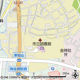 愛知県瀬戸市東松山町57周辺の地図