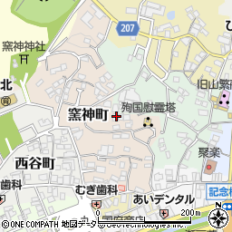 愛知県瀬戸市窯神町72周辺の地図