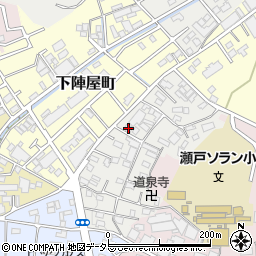 愛知県瀬戸市安戸町19周辺の地図