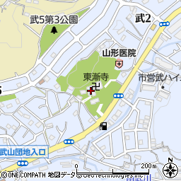 東漸寺（東漸寺会館）周辺の地図