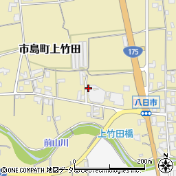 兵庫県丹波市市島町上竹田1043周辺の地図