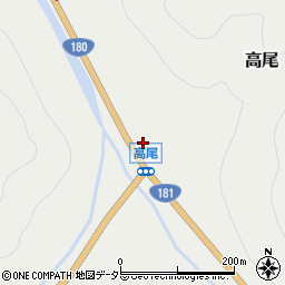 鳥取県日野郡日野町高尾54-1周辺の地図