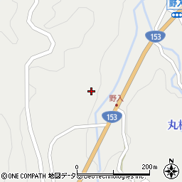 愛知県豊田市野入町広畑周辺の地図
