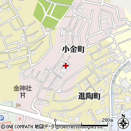 愛知県瀬戸市小金町89周辺の地図