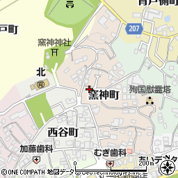 愛知県瀬戸市窯神町83周辺の地図