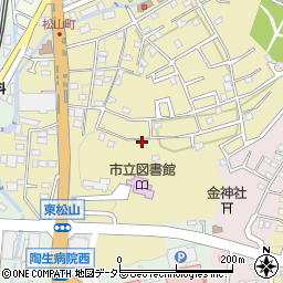 愛知県瀬戸市東松山町58周辺の地図