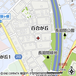 愛知県名古屋市守山区百合が丘周辺の地図