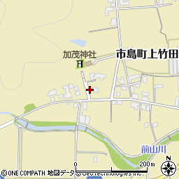 兵庫県丹波市市島町上竹田993周辺の地図