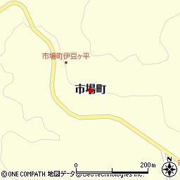 愛知県豊田市市場町周辺の地図