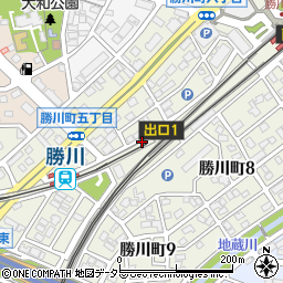 ＭＡＹパーク勝川第８駐車場周辺の地図