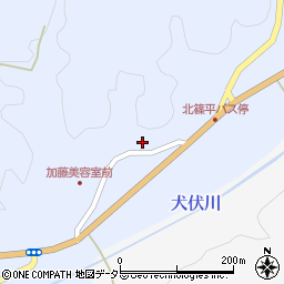 愛知県豊田市北篠平町広見周辺の地図
