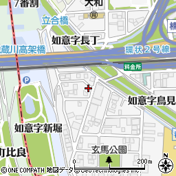愛知県名古屋市北区玄馬町36-2周辺の地図