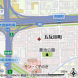 株式会社川田自動車　車検整備工場周辺の地図