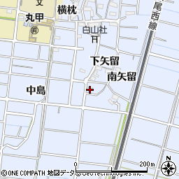 愛知県稲沢市祖父江町三丸渕中島92周辺の地図