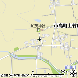 兵庫県丹波市市島町上竹田991周辺の地図