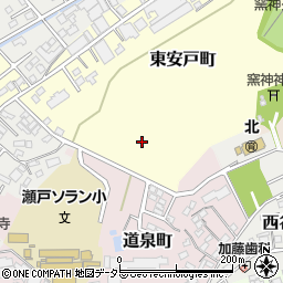 愛知県瀬戸市東安戸町周辺の地図