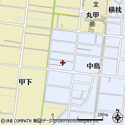 愛知県稲沢市祖父江町三丸渕中島117周辺の地図