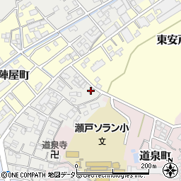 愛知県瀬戸市安戸町75周辺の地図